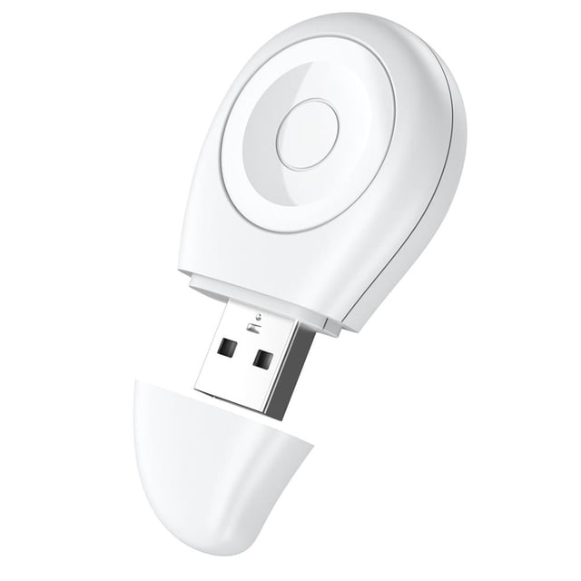 Cargador inalámbrico Mini Dock Smartwatch para Apple Watch 8 7 6 (USB) Blanco JShteea El nuevo