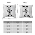 thumbnail image 2 of Terrifier Square Pillow Case Pillow Holder Soft Decorative Pillow Sham Cushion Cases Pillowcase 16"X16", 2 of 7