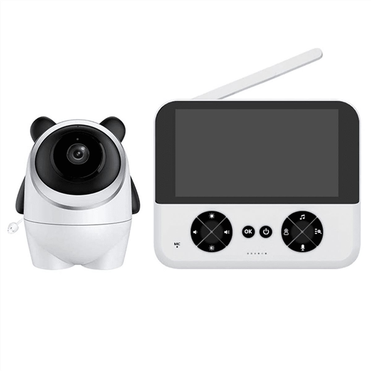 4.3 Inch Baby Monitor 2.4Ghz Wifi Remote Audio Two-Way Voice Night Vision Wireless Security Baby Monitoring US Plug