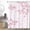 Rose, variant on Cherry Blossom Shower Curtain Asian Japanese Chinese Plum Floral Aesthetic White Bathroom Decor Curtains Set with Hooks, 70" W x 70" H