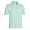 thumbnail image 1 of Monterey Club Men's Edgeline Texture Solid Golf Polo Shirt #1290, 1 of 2