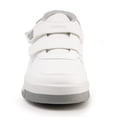 thumbnail image 4 of Yuyin tenis escolares blancos para niño con doble velcro y suela antiderrapante, 4 of 5