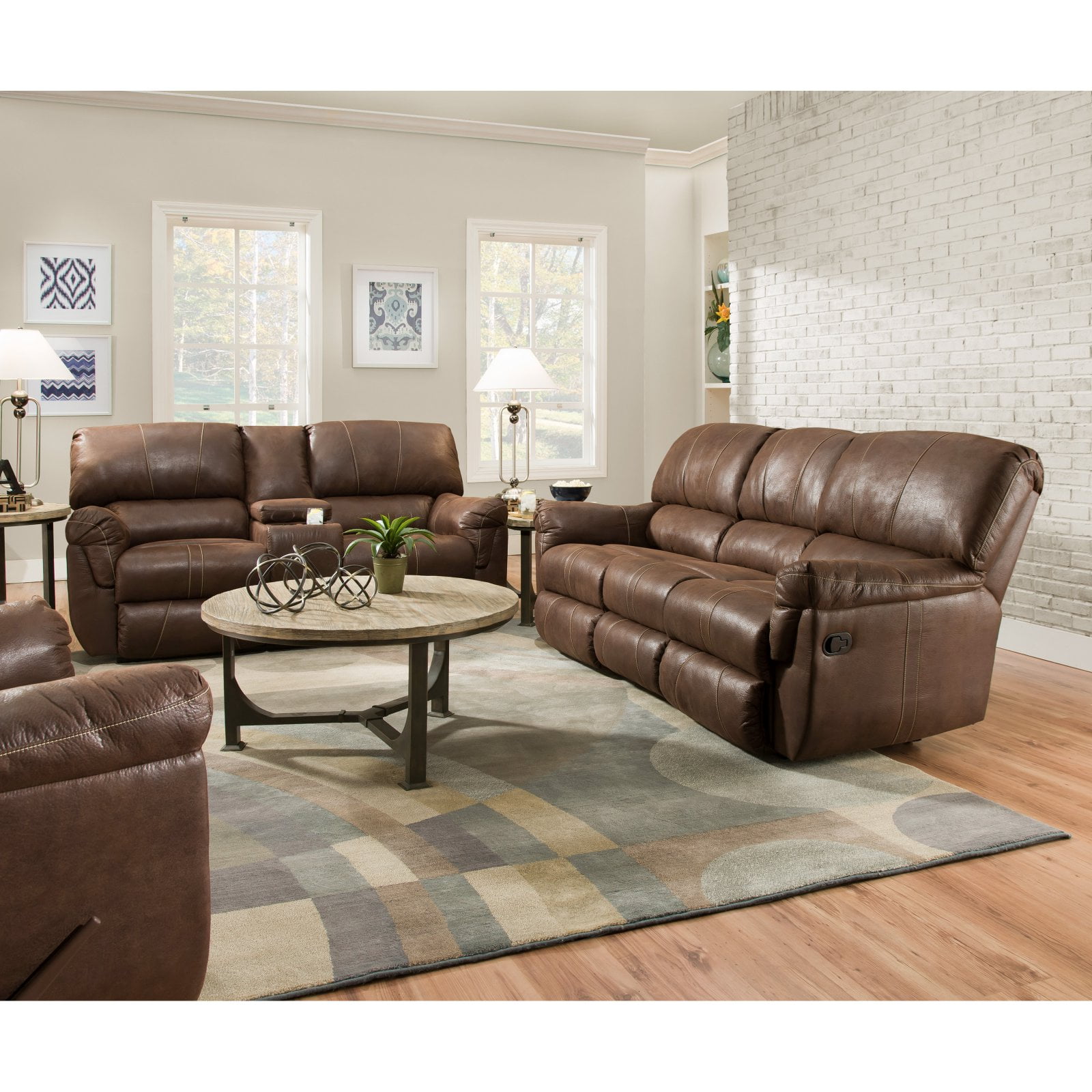 Simmons Upholstery Renegade Beautyrest Sofa Mocha Walmart Com