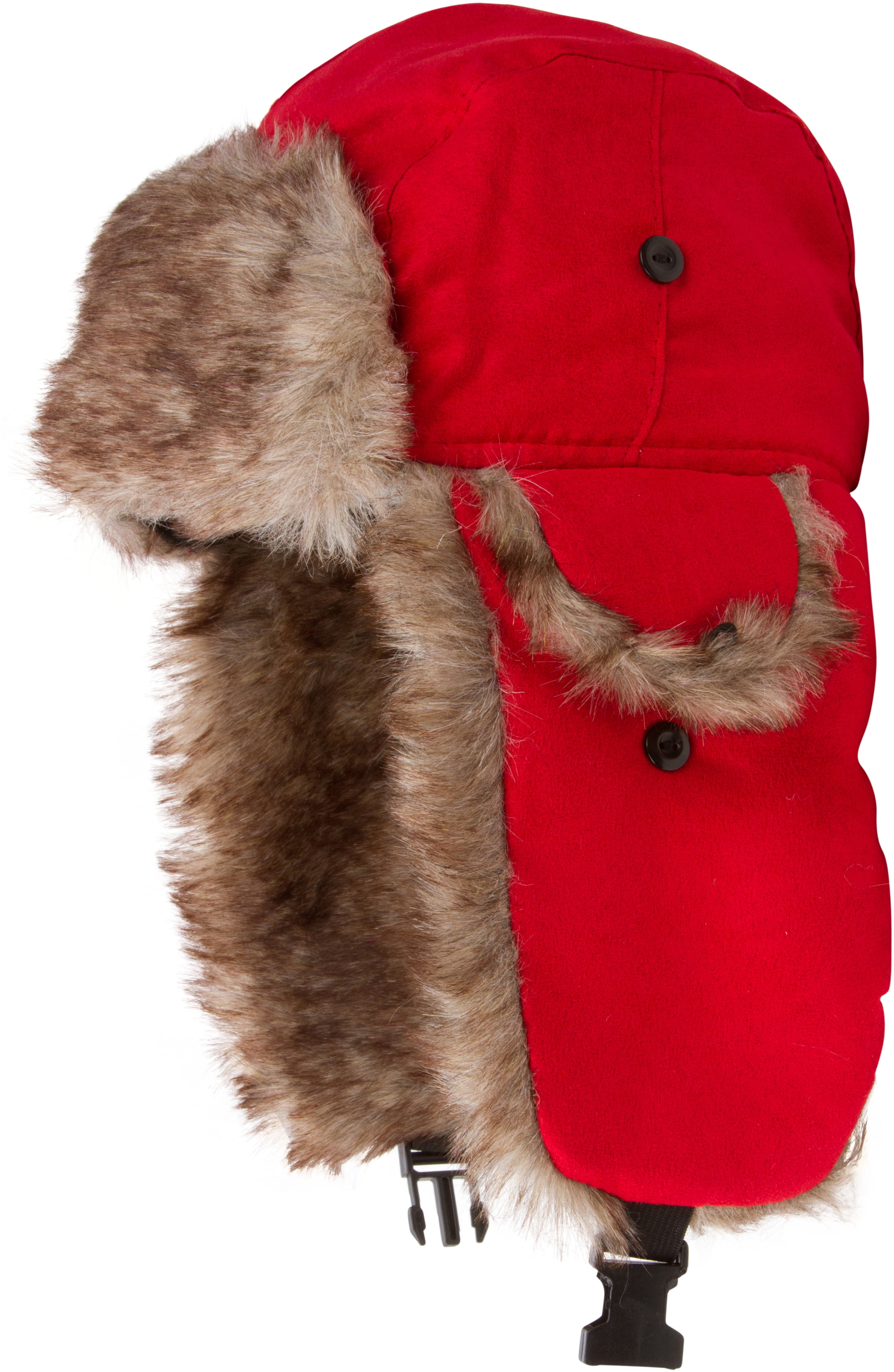 Sakkas Unisex Weatherproof Nylon Faux Fur Lined Winter Earflap Bomber Trooper Aviator Hat