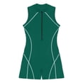 thumbnail image 5 of Alvivi Women Sleeveless Zip Up One Piece Boyleg Swimsuits Surfing Rash Guard Wetsuits Army Green XL, 5 of 7