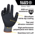 thumbnail image 2 of Guantes de trabajo Klein Tools 60590, tejidos por inmersión, resistentes a cortes, 2 of 9