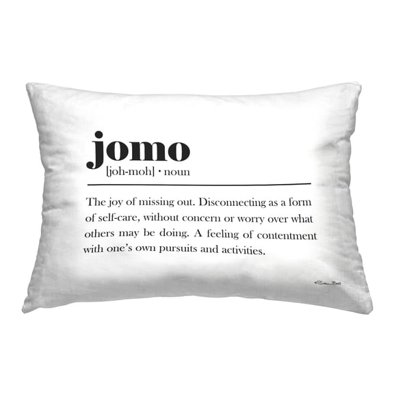 Stupell Industries Jomo Introverted Definition Decorative Printed Throw Pillow Design by Susan Ball