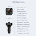 thumbnail image 3 of Binmer Bluetooth Car FM Transmitter MP3 Player Hands Radio Adapter Kit USB Charger, 3 of 9