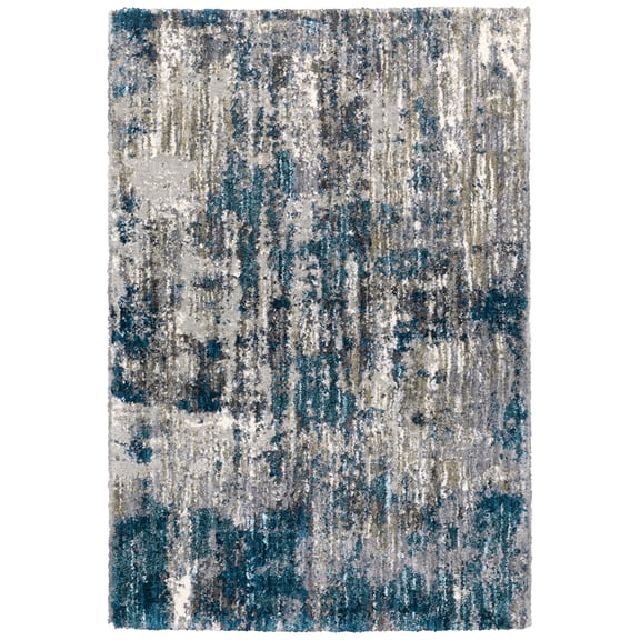 Sphinx Aspen Area Rug 2061L Shag Grey Bleached Faded 3' 10" x  5' 5" Rectangle