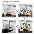 thumbnail image 5 of Yayeee Faucet Mat for Kitchen Sink 14.7" Diatomite Long Splash Guard Pad, Abstract Plants, 5 of 7