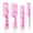 pink, variant on FHALLYNN 4 Pcs Pink Hair Combs for Women,Hair Combs for Styling .Wide Tooth , Rat Tail, Fine Tooth , Double-sided Comb Set