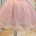 thumbnail image 5 of USNSM Toddler Girls Sequin Party Dress Butterfly Flower Pageant Shiny Ruffle Tutu Dresses Soft Comfy Sleeveless Dress Pink 12M, 5 of 8