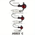 thumbnail image 5 of 5pcs Weedless Jig Head Hooks - Perfect for Catching More Fish, Lead Head Weighted Hook, Fishing Tackle, Available in 1.4g/1.6g/3g Sizes, 5 of 9