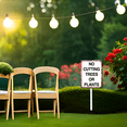thumbnail image 4 of Kurmntregon No Cutting Trees Or Plants Sign With Stake No Cutting Yard Sign 6x4.6inch Sturdy Aluminium Outdoor Lawn Grass Outside Bush Woodland Decorative Caution Plaque, 4 of 7