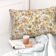 thumbnail image 4 of Salouo Hippie Bee Honeycomb Pattern Pillow Cases,1PC Pillow Covers with Envelope Closure Decorative Pillow Case for Bed Couch,Pillows Not Included-20"x30", 4 of 6