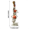 thumbnail image 1 of Calabazas sonrientes de Halloween, decoración para mesa de Halloween, adornos de resina para exteriores, 1 of 7