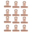 thumbnail image 1 of Pinzas para sujetar uñas Yashi 12 piezas acero inoxidable Oro rosa, 1 of 5