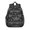 Moth and Flower, variant on Moth and Flower Gothic Pattern Backpack for School, Cute School Bag with Adjustable Shoulder Straps and Padded Back, 15"x11.42"x5.5"