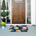 thumbnail image 5 of Yayeee Doormat for Indoor Entrance 32" x 20" Non Slippery Floor Rug, Blue Cubes, 5 of 8