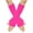 Fluorescent red, variant on 2pack Women's Knitted Arm Warmers Half Fingerless Sleeves Soft Arm Sleeves for Autumn and Spring