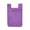 Purple, variant on Anvazise Smart Silicone Mobile Phone Wallet Card Stick On Cash Credit Card Holder Pouch Purple One Size