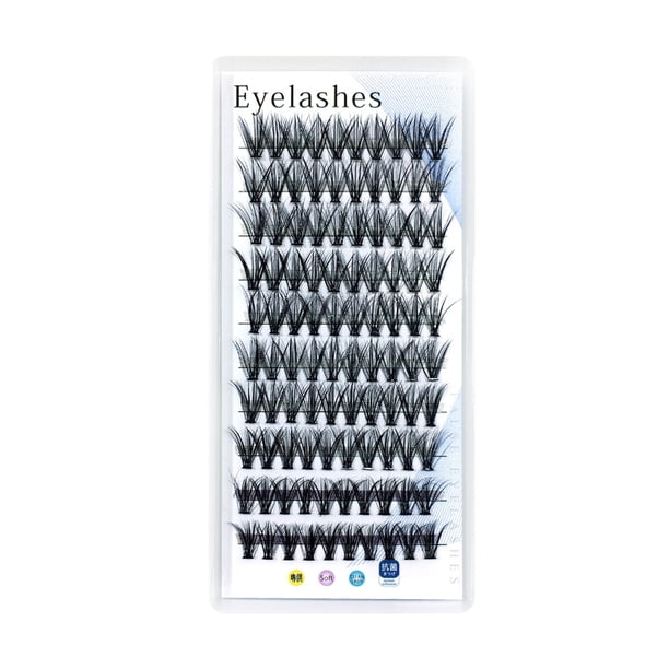 90 Uds. Pestañas individuales de colores en racimo maquillaje profesional injerto pestañas postizas para extensiones de pestañas de colores nuevo caliente hola suerte unisex