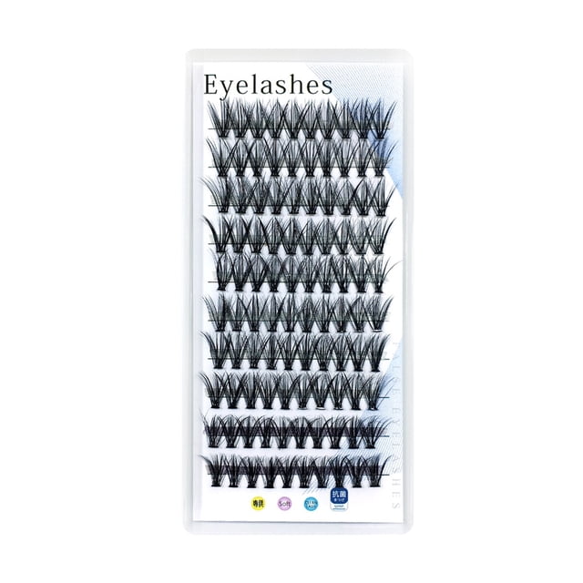 90 Uds. Pestañas individuales de colores en racimo maquillaje profesional injerto pestañas postizas para extensiones de pestañas de colores nuevo caliente hola suerte unisex