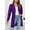 Purple, variant on Uvplove Womens Classic Draped Long Sleeve Open Front Casual Knit Sweater Cardigan,Black,L,S-2XL