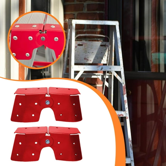 2 bisagras abatibles para escalera de desván, reemplazan pieza, fácil instalación, junta de escalera plegable para escaleras de patio, accesorios Bisagra curva