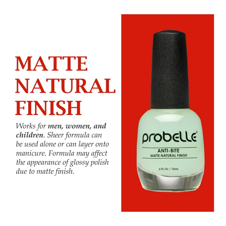  Probelle Anti-Bite, Nail Biting Treatment for Kids & Adults to  Quit habit, No Bite Nail Polish Deterrent, Thumb Guard & Prevents Finger  Sucking, Bitter Taste Nail Care, For Ages 3+