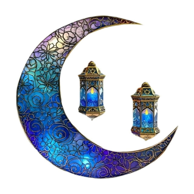 Colgante colgante ,acrílico decoración colgante 2d plano ,adorno de adoración adornante decoración del hogar manualidades ,eid mubarak decoración decorativa suministros de