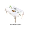 thumbnail image 2 of Mantel impermeable rectangular a prueba de aceite mantel resistente a las manchas para la decoración de la cocina, comedor, 137x137cm AweSitey HA8964-01B, 2 of 7