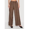 thumbnail image 3 of Women's Plaid Wide Leg Pants, 3 of 4
