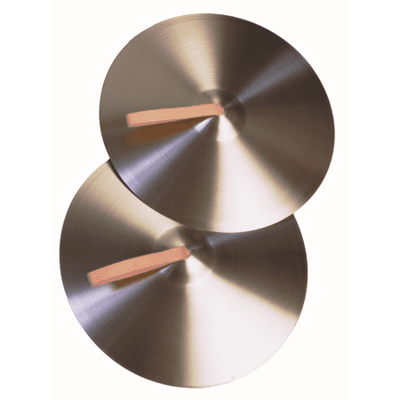 Basic Beat CY0015-6" Silver-Bronze Hand-Held Cymbals w/Leather Straps: Perfect for Music Classrooms, Sound Stories & Specialized Effects. Versatile Play Options for Vibrant Soundscapes