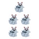 thumbnail image 2 of Broche de esmalte Yuarrent fantasmas blanco minimalista moderno, 2 of 6