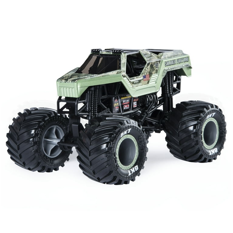 Monster Jam Soldier Fortune Die-Cast Toy Truck 1:24 Scale