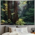 thumbnail image 2 of Orinice Sunbeam Trees Trail Tapestry Wall Hanging Unique Style Graphic Tapestries Home Decor for Living Room Bedroom Apartment Farmhouse Dorm 40x60inch, 2 of 6