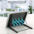 thumbnail image 2 of Soporte para computadora portátil para tableta, soporte para computadora portátil de escritorio con ventilación portátil plegable, soporte de enfriamiento (10 "-15.6") compatible con Dell XPS, HP, Len JFHHH pequeña, 2 of 5
