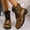 Gold, variant on Women’s Metallic Lace‑Up Combat Ankle Boots, Round Toe Side Zipper Block Low Heel Booties, Buckle Strap Decor Non‑Slip Casual Fashion Short Boots for Party