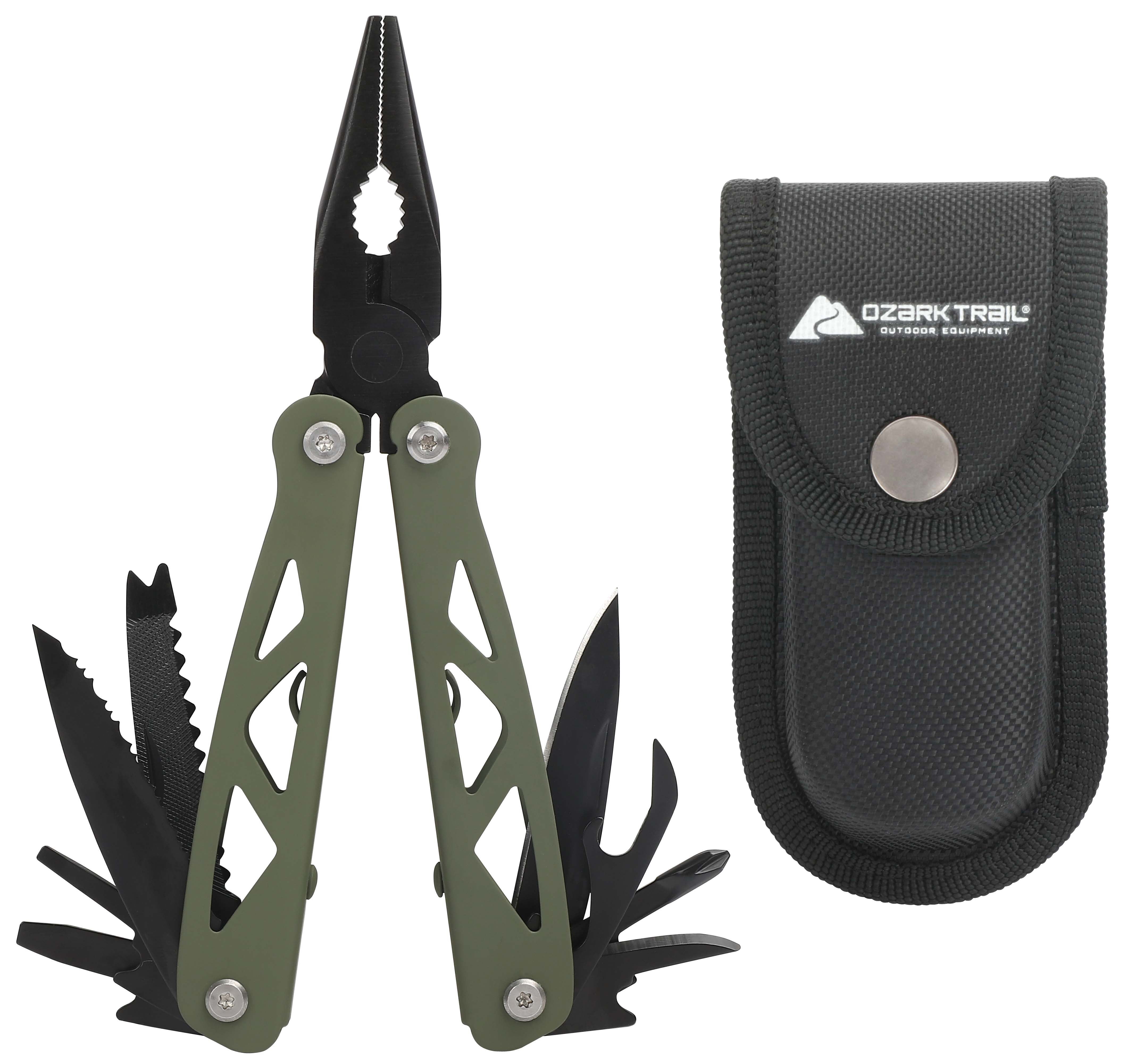 Ozark Trail 12in1 MultiTool, Green
