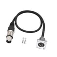 thumbnail image 4 of Conector macho a hembra Conector de audio Piezas de repuesto Cables de extensión profesionales fáciles de instalar para amplificadores, 4 of 9