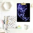 thumbnail image 4 of FMSHPON Butterfly Blue Clipboard Hardboard Wood Nursing Clip Board and Pull for Standard A4 Letter 13x9 inches, 4 of 7