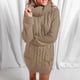 thumbnail image 4 of Vestidos Para Mujer Vestidos de Otoño Otoño Invierno Casaul Sólido Jersey de Manga Larga Suéter de Cuello Alto Odeerbi ODB174261, 4 of 9