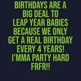 thumbnail image 3 of CafePress - Birthdays Are A Big Deal To Leap Year Babies Sweatshirt - Zip Hoodie, Classic Hooded Sweatshirt with Metal Zipper, 3 of 4