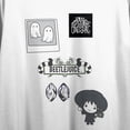 thumbnail image 7 of Juniors Beetlejuice Classic Movie Strange & Unusual Graphic White Crop Top-L, 7 of 7