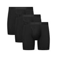 thumbnail image 4 of Men's Hanes® 3-Pack Cotton Stretch Boxer Brief Underwear Color: Black Size: XL, 4 of 4