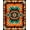 Orange, Pattern 1, variant on ODIKA 2x3 Machine Washable Non-Slip Area Rug, Sand Resistant Portable Floor Cover High Traffic Rug, Orange, 712557