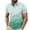 Mint Green, variant on Enridrech Big and Tall Mens Shirts Comfort Casual Stylish Collared Shirt Top Color Block Short Sleeve Tops for Men