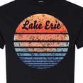 thumbnail image 4 of Inktastic Lake Erie Distressed Retro Sunset T-Shirt, 4 of 5