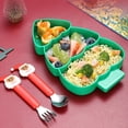 thumbnail image 1 of cpengpj Clearance Christmas Tree Cake With Mesh And Fork Spoon Fruit Cake For Baby Food 304 Stainless Steel Children's Tableware Set Essentiales For Holidays, 1 of 6